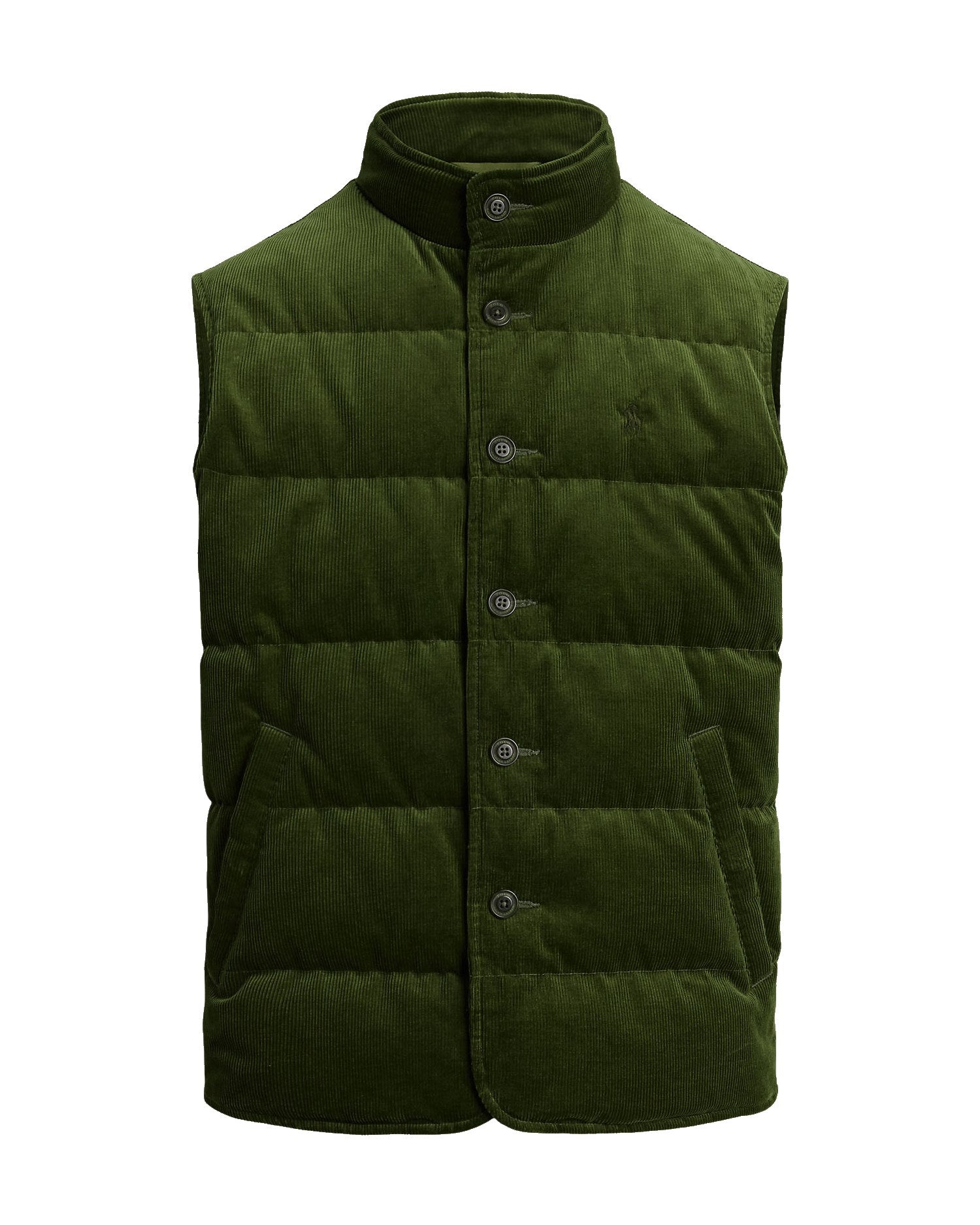 The Wynton Corduroy Vest Country Olive