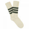 Crew Stripes Socks Ecru / Khak