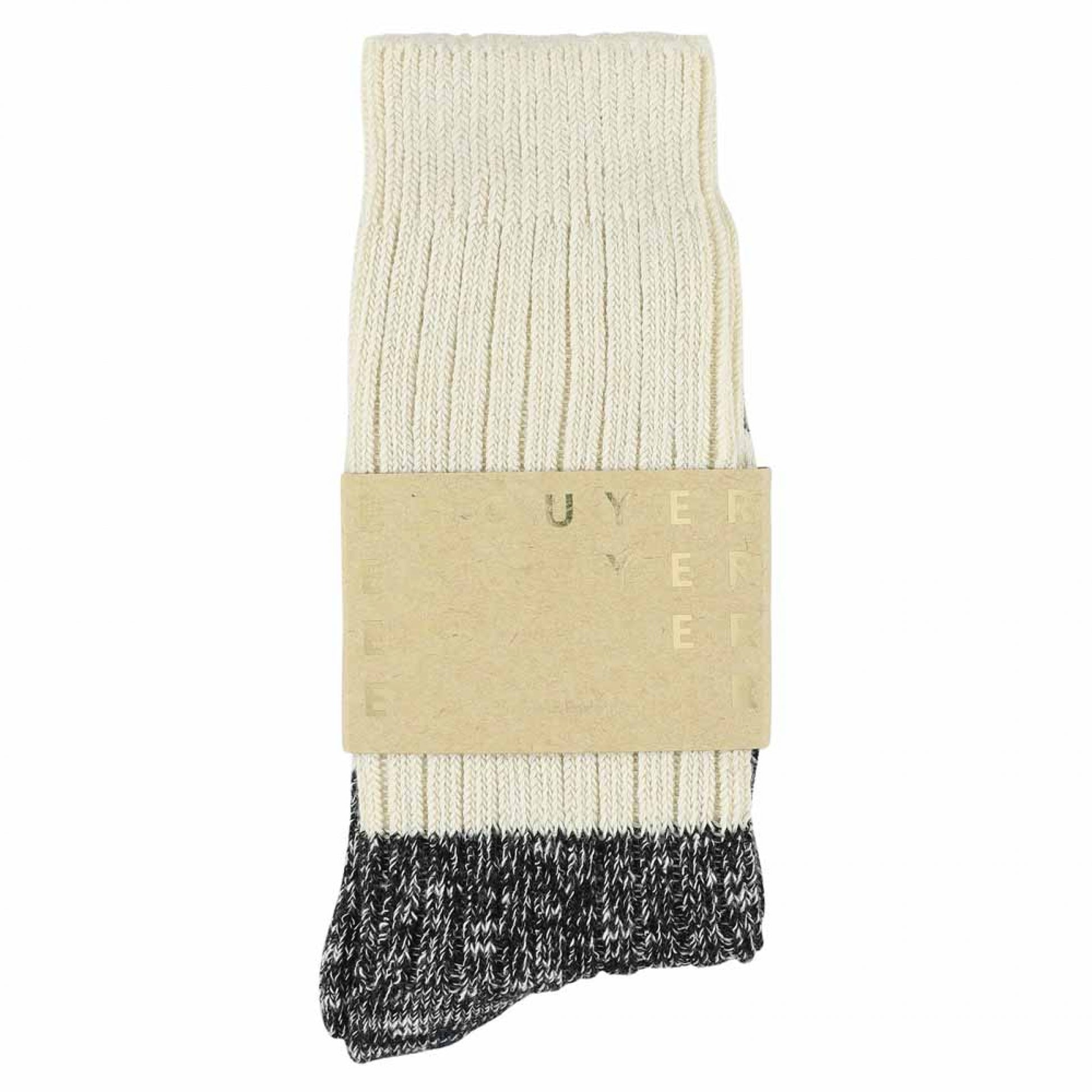 Melange Cotton Blend Block Soc