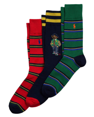 Polo Bear   Striped Gift Set