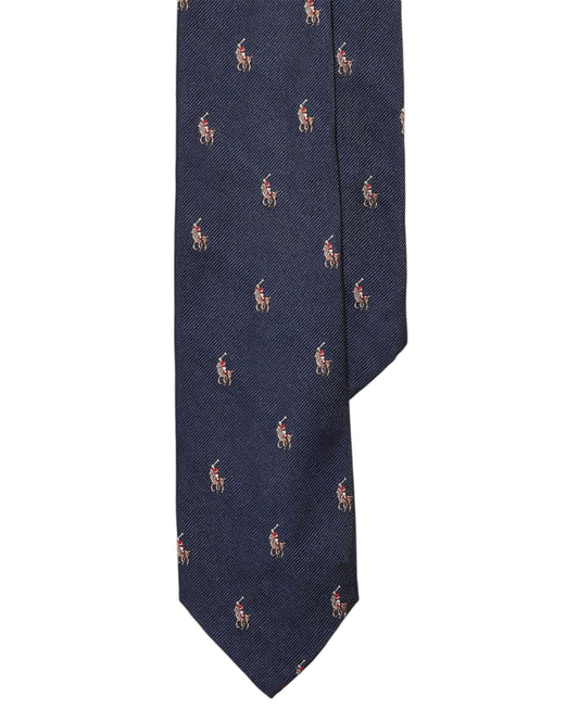 Polo Pony Silk Repp Narrow Tie