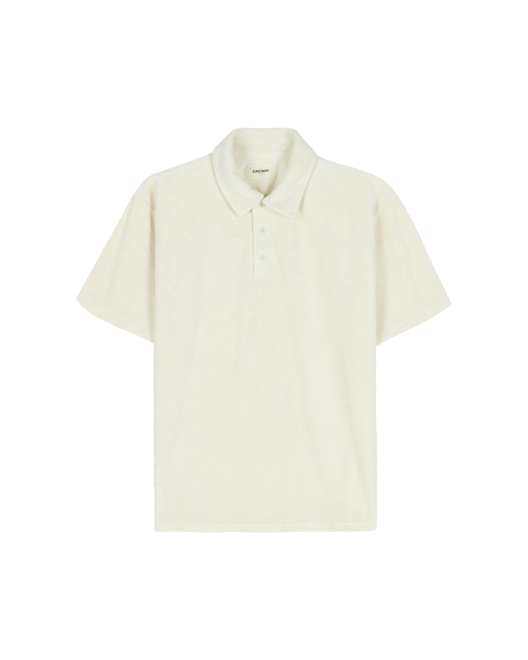 Seaford Sponge Polo Ecru