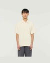 Seaford Sponge Polo Ecru