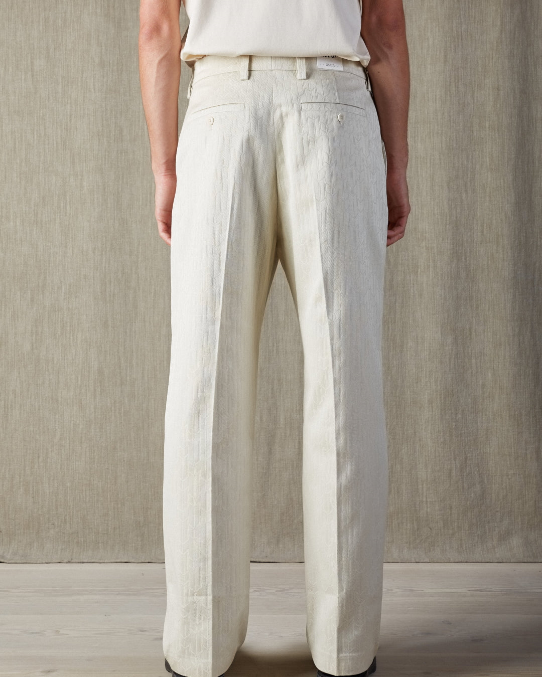 Paw Loose Fit Pants Ivory