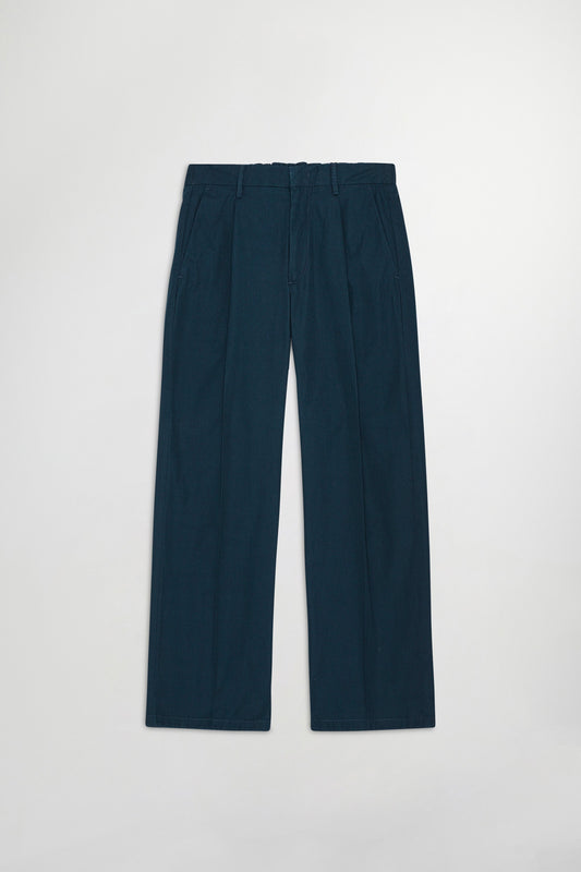 Kay Cotton Double Pleated Wide