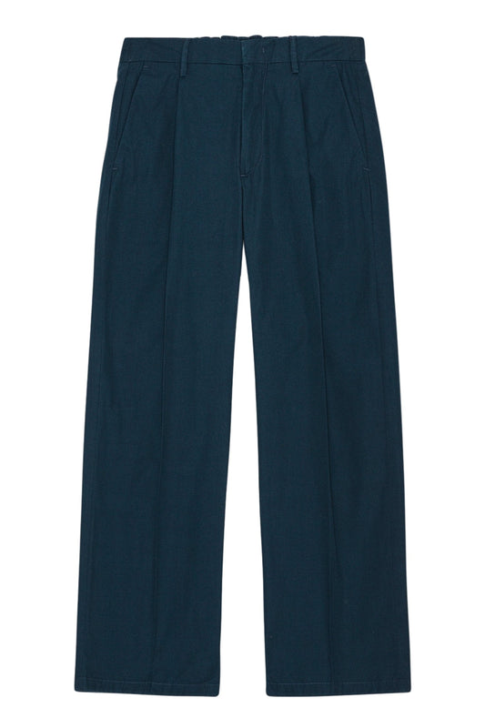 Kay Cotton Double Pleated Wide
