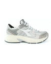 Grey Mythos Star Mesh Pig Skin Leather Sneaker