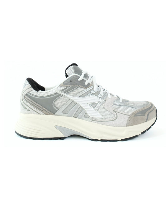Grey Mythos Star Mesh Pig Skin Leather Sneaker