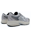 Grey Mythos Star Mesh Pig Skin Leather Sneaker