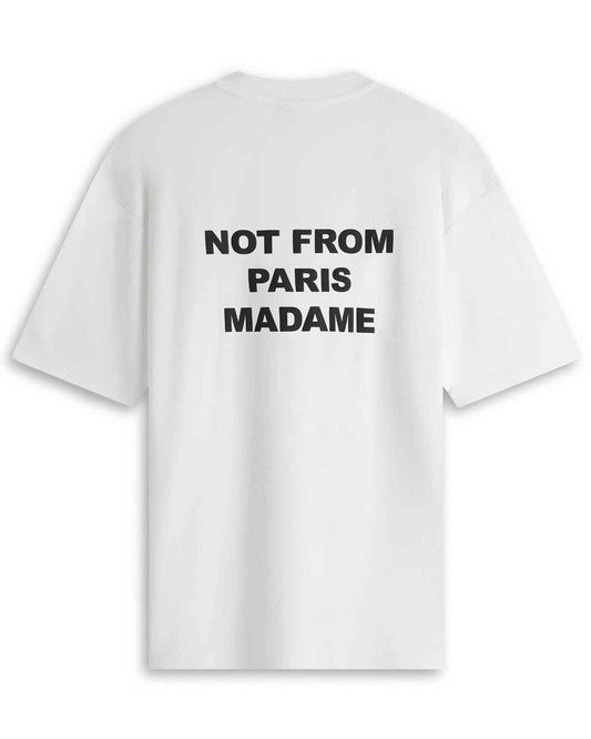 Optic White Slogan Cotton T-sh