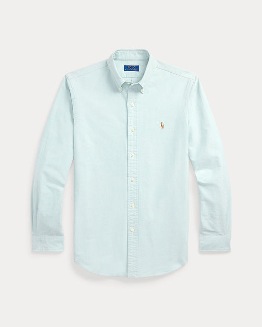 Green Oxford Custom Fit Oxford Shirt