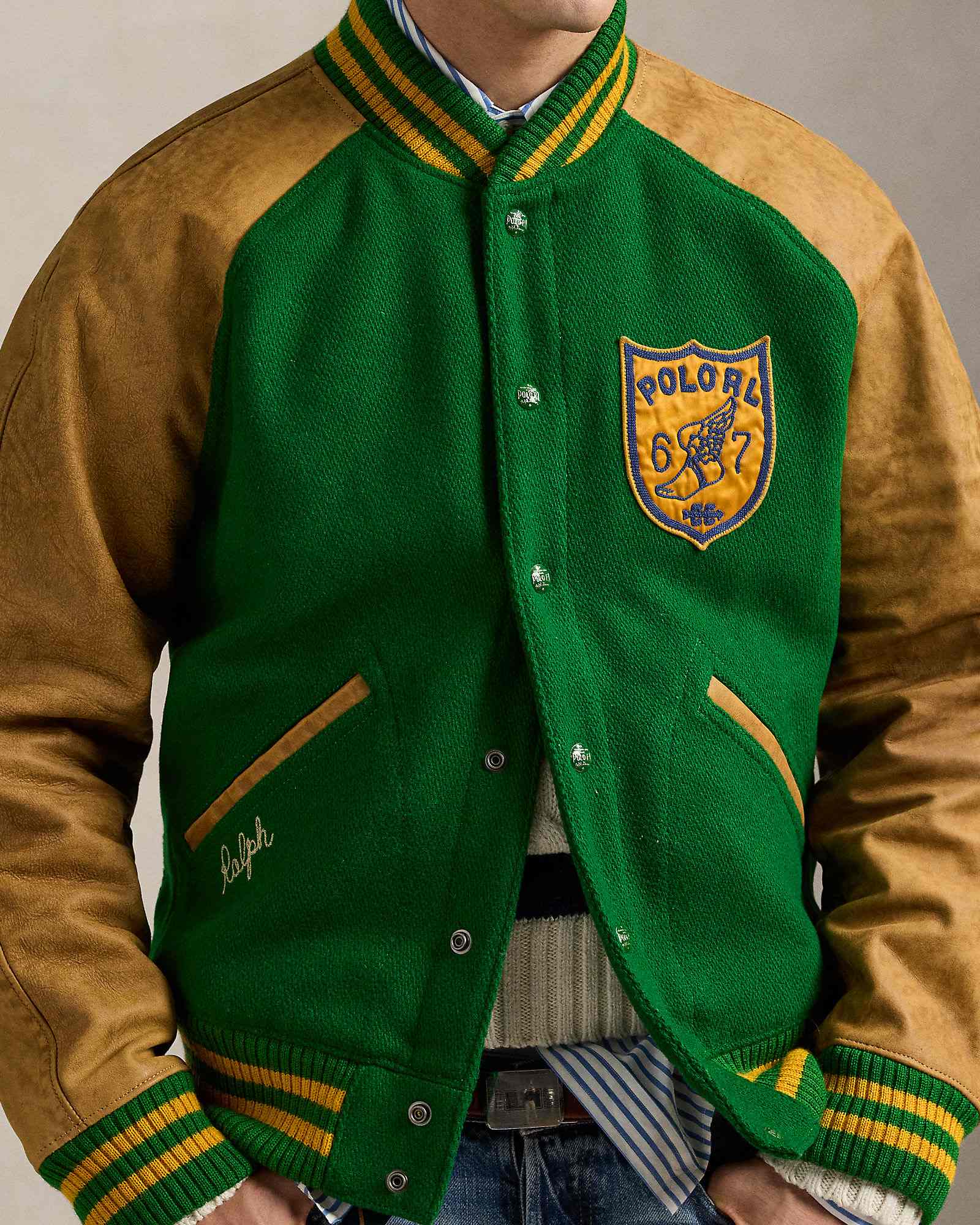 Vintage Inpired Letterman Jacket