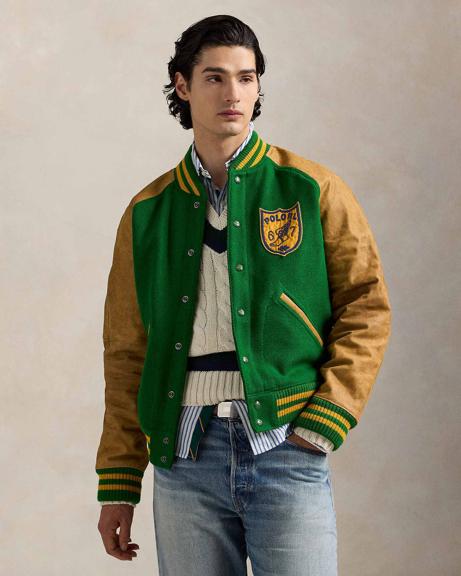 Vintage Inpired Letterman Jacket
