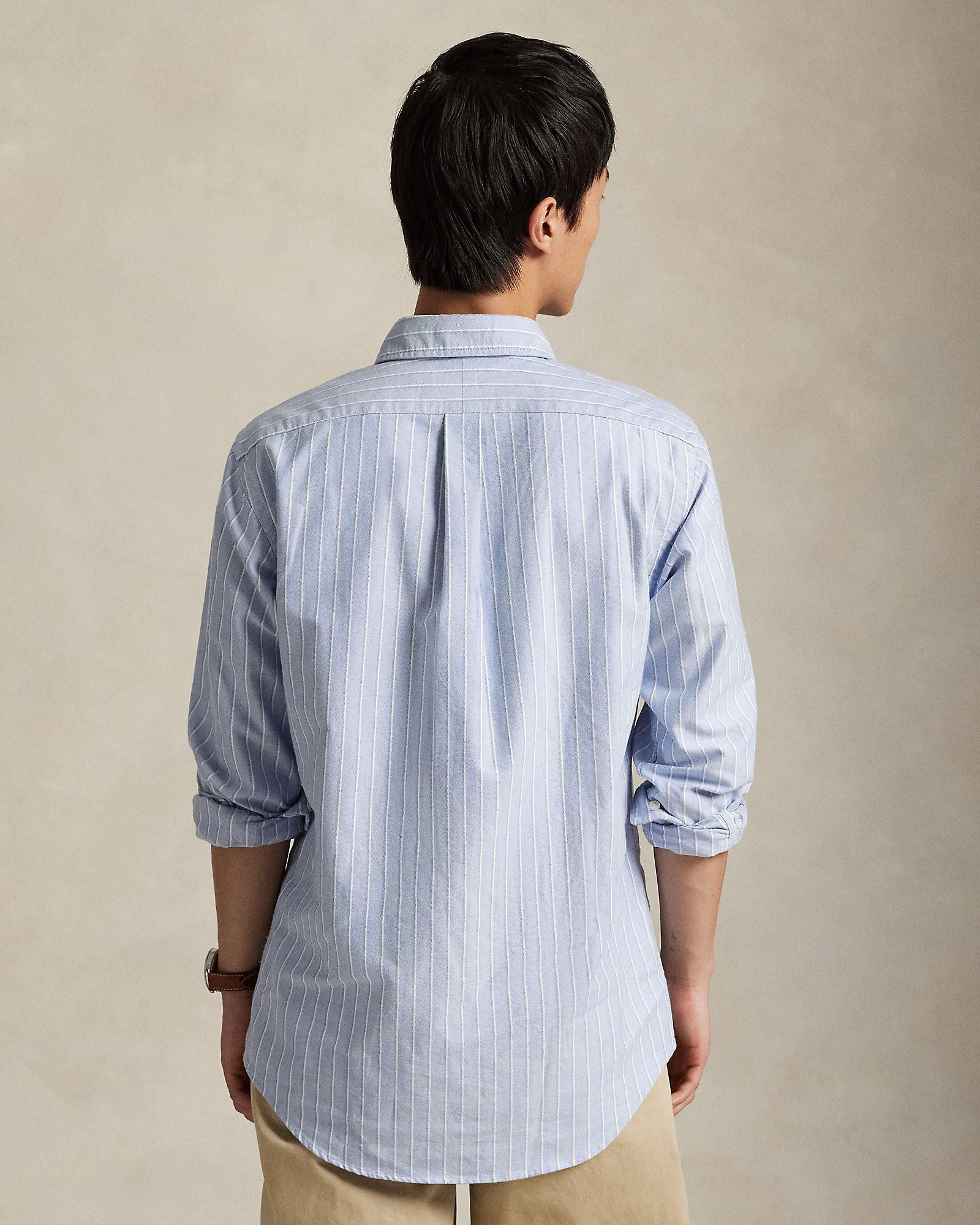 Custom Fit Striped Oxford Shirt