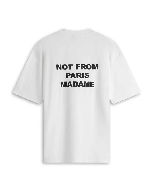 Optic White Slogan Cotton T-sh