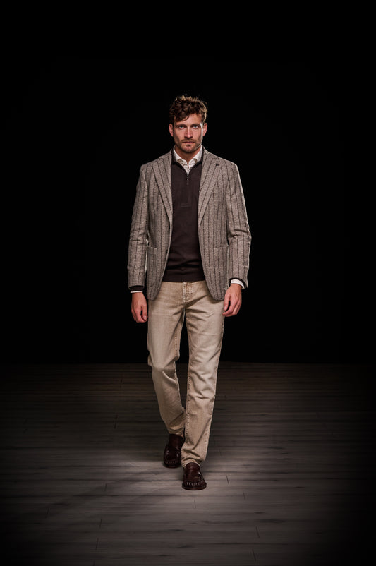 Beige Denver Slim Fit Denim