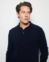 Navy Brushed Wool