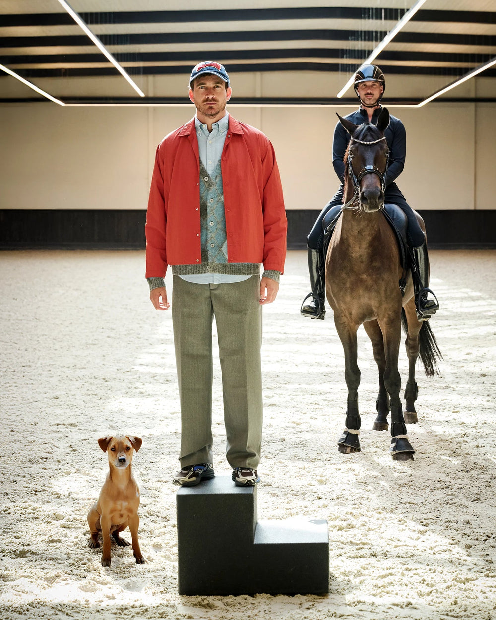 Mixed by Checkpoint: volledige outfit met Saucony-sneakers