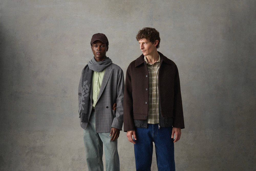 Twee NN.07 Pre-Spring looks met Jenson 10037 blazer en Ellis 8447 jas.