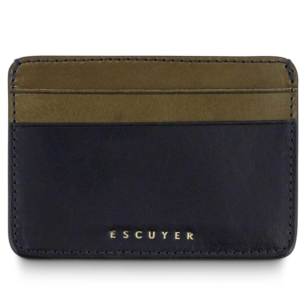 Khaki/Blue Vegetable Tanned Le