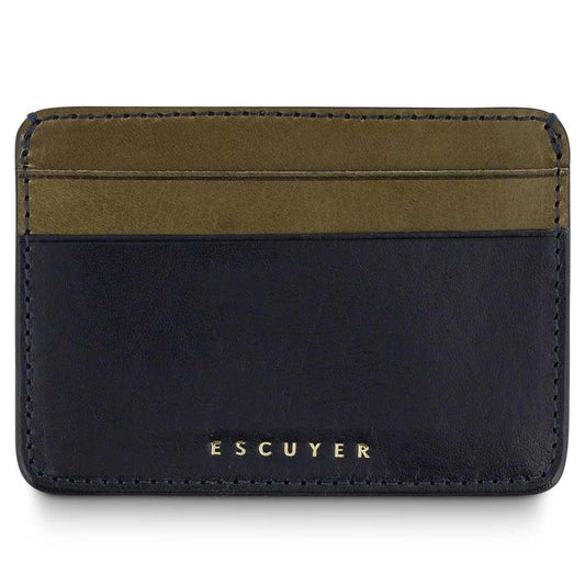 Khaki/Blue Vegetable Tanned Le