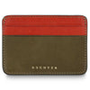 Khaki/ Orange vegetable Leathe