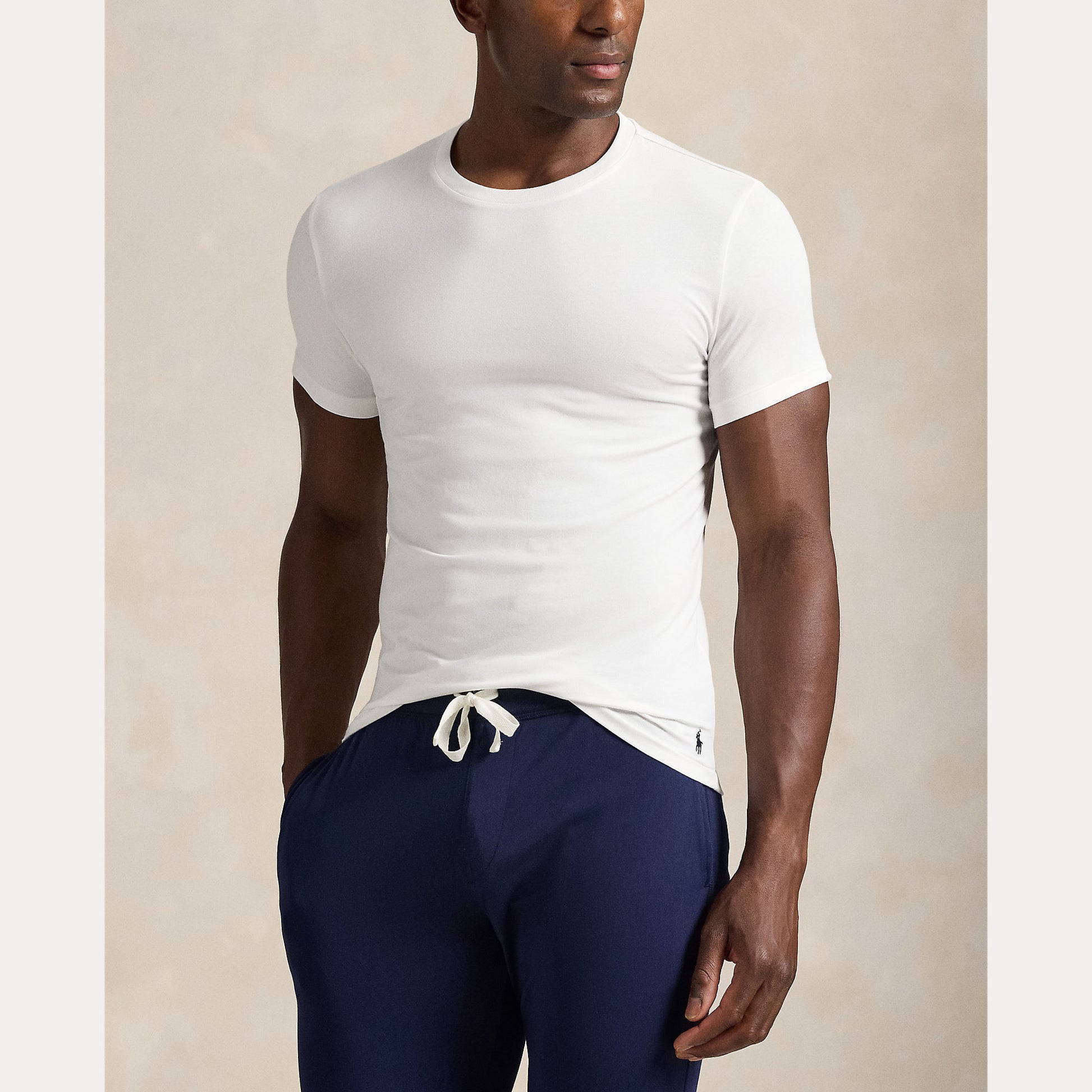 White 2 Pack Classic Stretch Cotton Undershirt