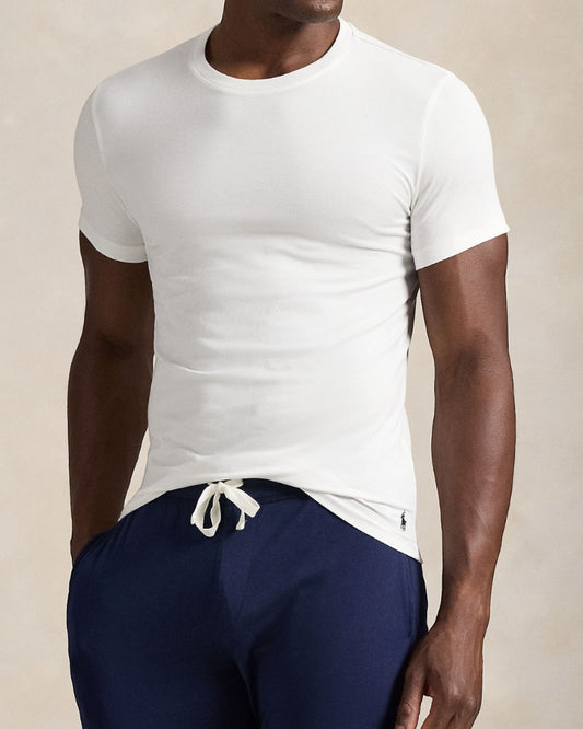 White 2 Pack Classic Stretch Cotton Undershirt