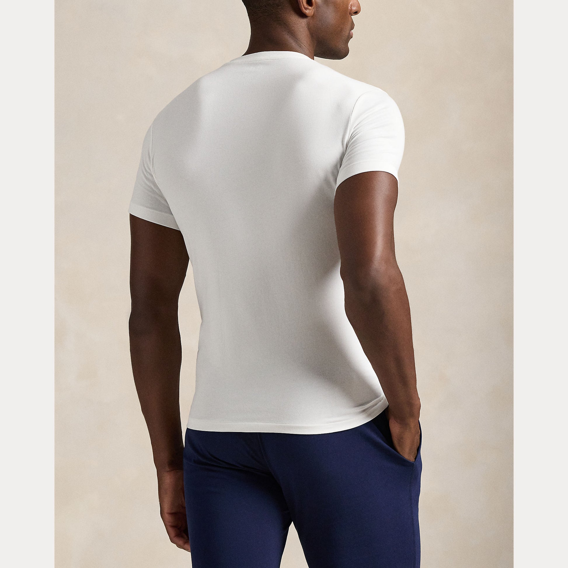 White 2 Pack Classic Stretch Cotton Undershirt