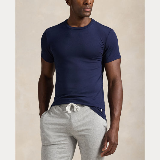Navy 2 Pack Classic Stretch Cotton Undershirt