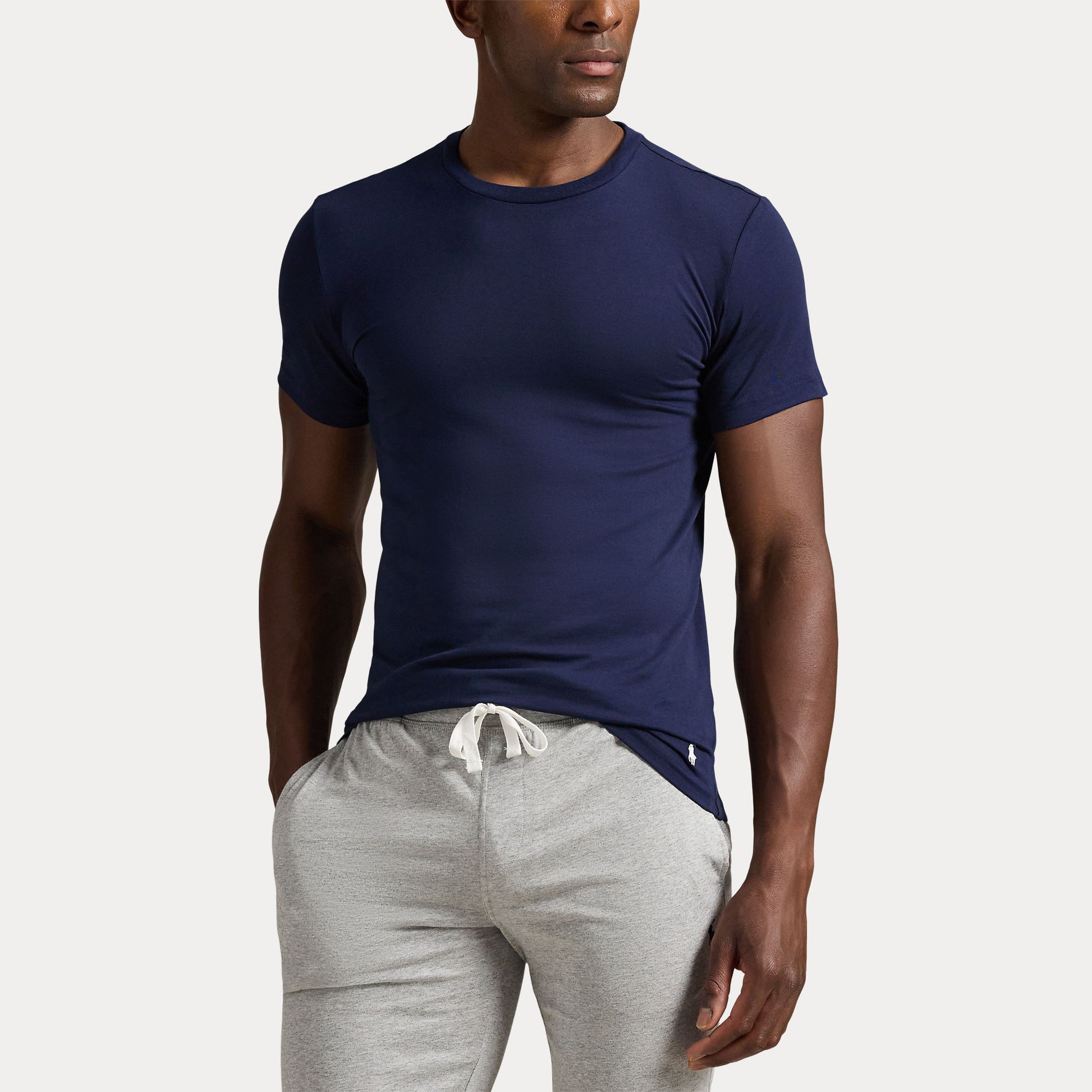 Navy 2 Pack Classic Stretch Cotton Undershirt