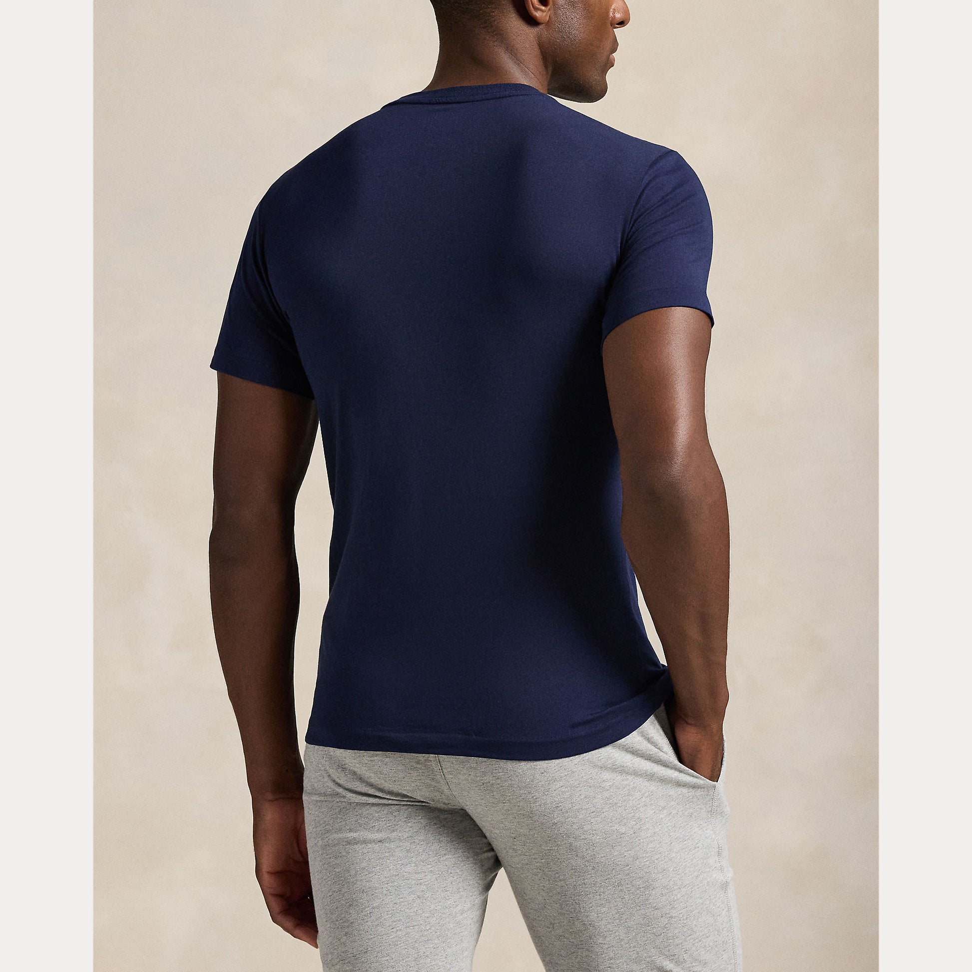Navy 2 Pack Classic Stretch Cotton Undershirt