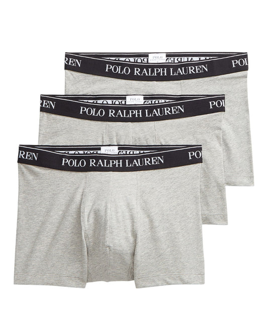 Heather Grey 3 Pack Stretch Cotton