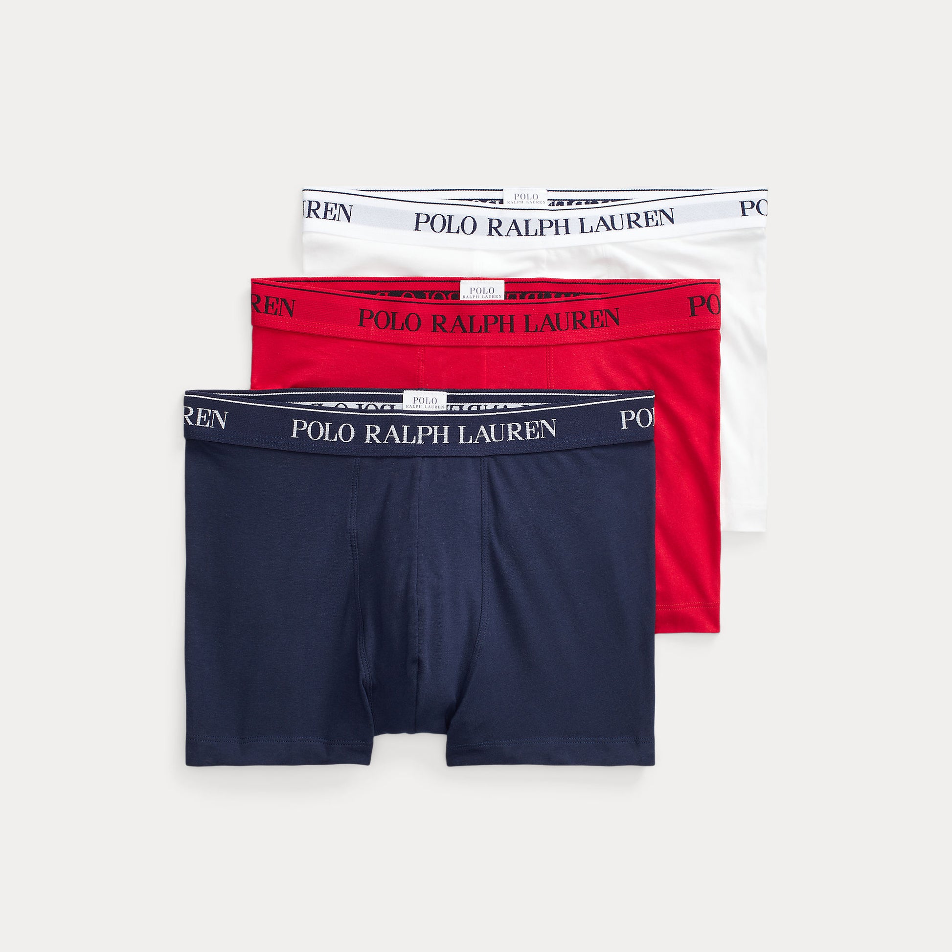 Red White Cruise Navy 3 Pack Stretch Cotton Trunk