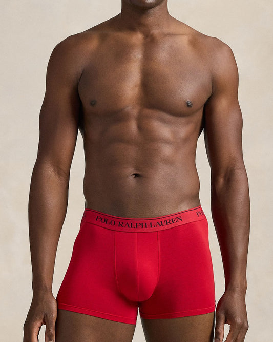 Red White Cruise Navy 3 Pack Stretch Cotton Trunk