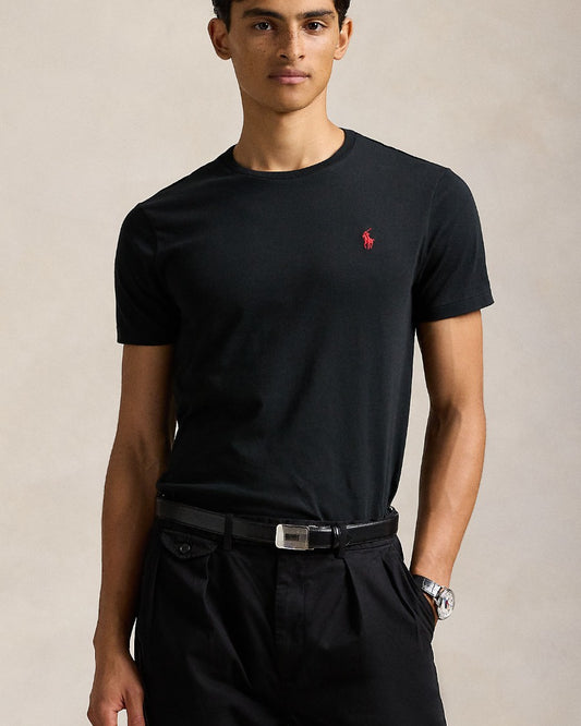 Black Jersey Custom Slim Fit T