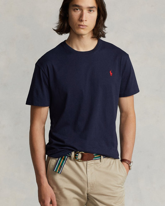 Ink Blue Jersey Custom Slim Fi