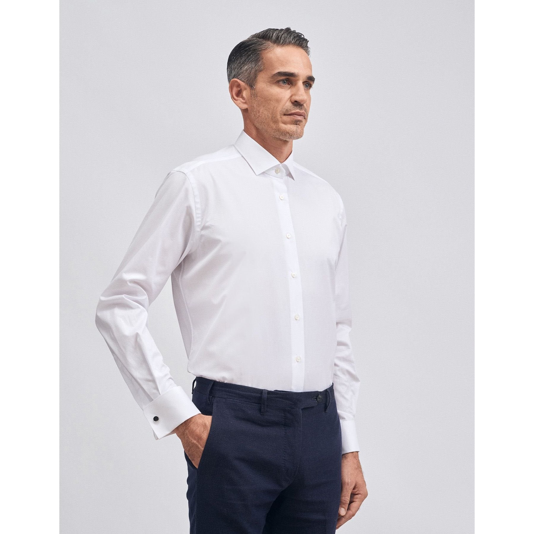 WHITE COMPACT TWILL EVOLUTION