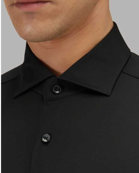 Black Slim Fit Active Shirt