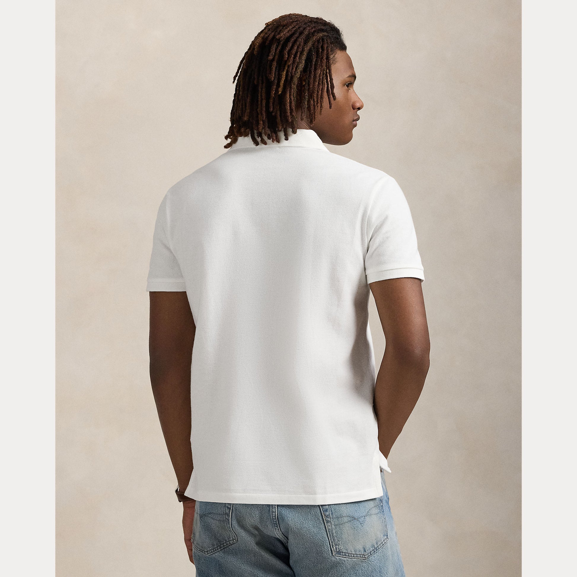 White Mesh Custom Slim Fit