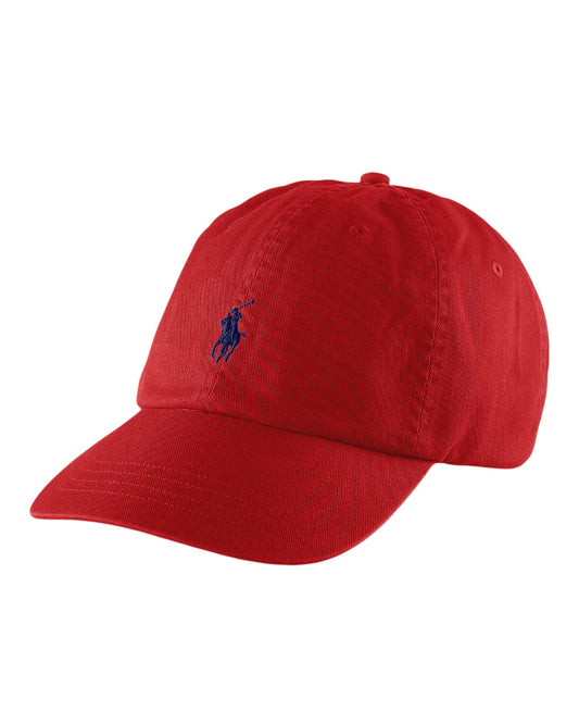 RL Red Blue Cotton Chino Baseball