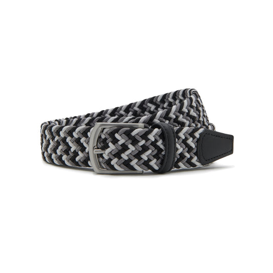 Black White Grey Tubular Woven