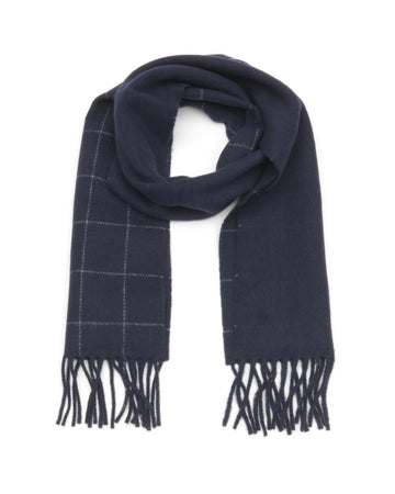 HUNTER NAVY SCARF-OBLONG
