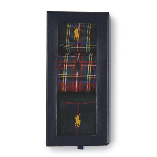 GB HOLIDAY TARTAN SOCK-GIFT BO
