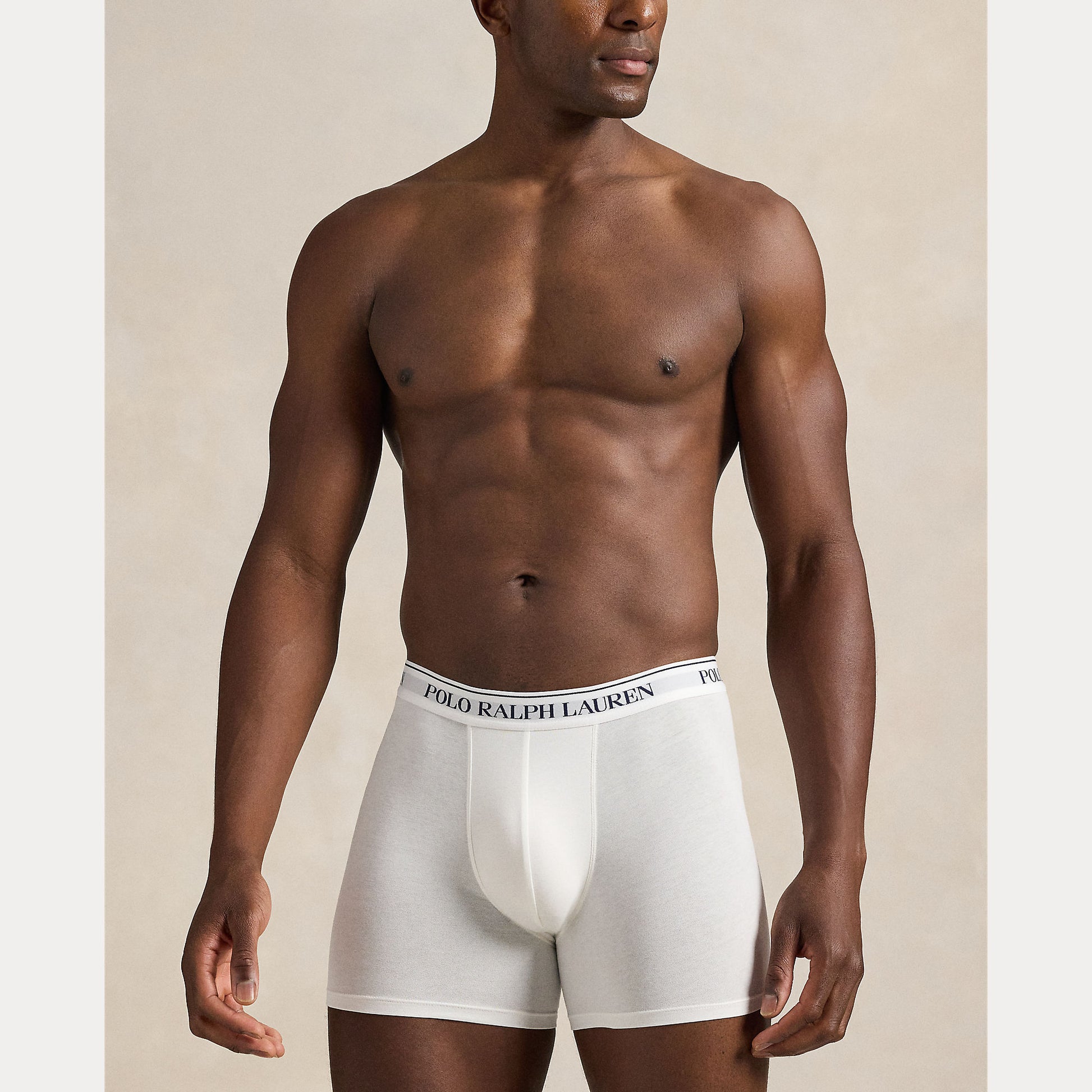 White Polo Black Andover 3 Pack Stretch Cotton Brief Boxer Shorts