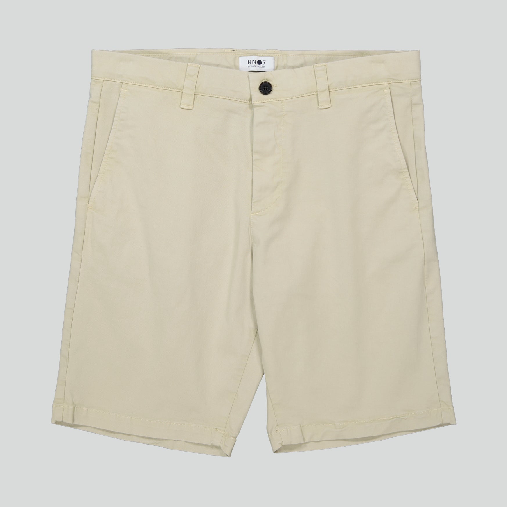 Crown shorts Creme Regular fit