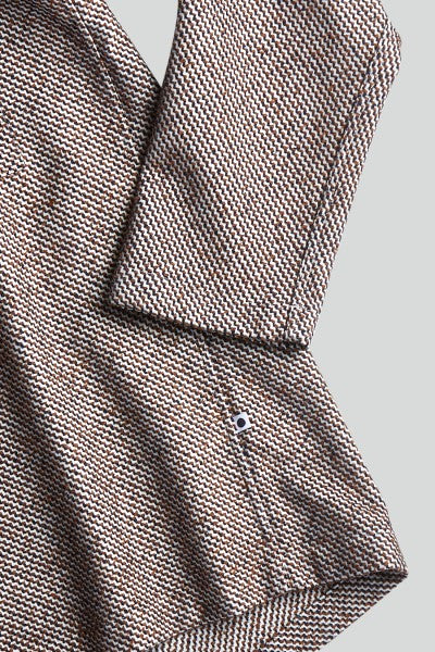 brown Woollook Overshirt
