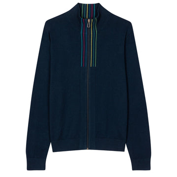 Cardigan Zip - Blue pAUL sMITH

