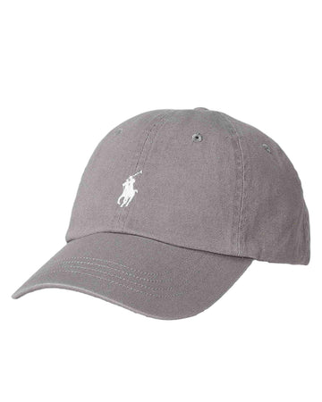 Perfect Grey White Cotton Chino Baseball Cap