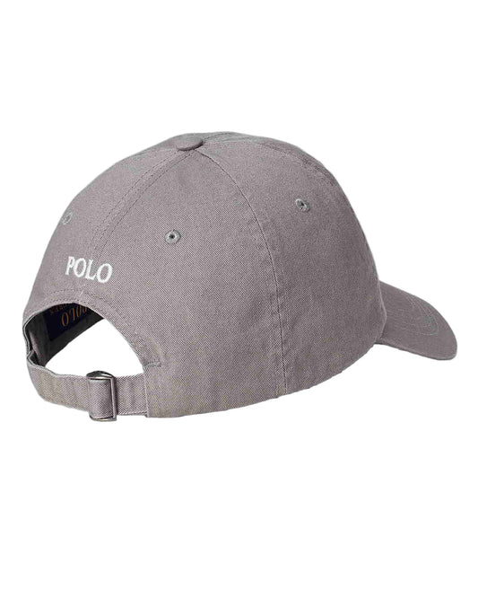 Perfect Grey White Cotton Chino Baseball Cap